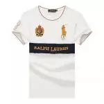 ralph lauren t-shirt with logo big pony 8 an crown r66262 blanc